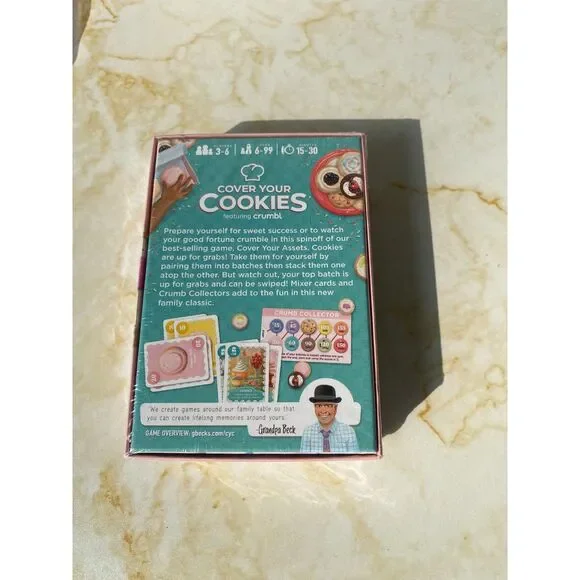 Rare NWT Crumbl Card Game Cover Your Cookies - NIB! - Picture 3 of 4